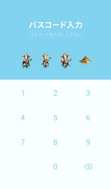 [LINE着せ替え] Ganesha in Songkran & win lottery (JP)の画像4