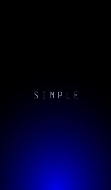 [LINE着せ替え] Simple Light-COOL BLACKの画像1