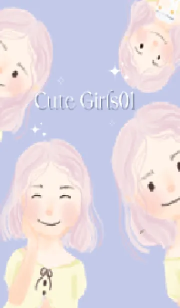 [LINE着せ替え] Cute Girls01の画像1