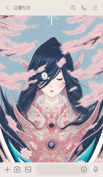 [LINE着せ替え] 浮世絵桜の季節 grqURの画像2