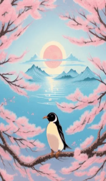 [LINE着せ替え] 浮世絵桜の季節 xp56Aの画像1