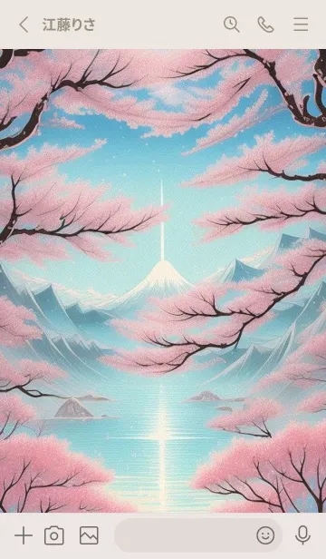[LINE着せ替え] 浮世絵桜の季節 gToXsの画像2