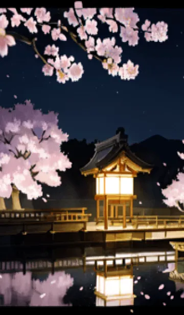 [LINE着せ替え] 桜花繚乱 #EEHL011。の画像1