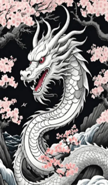 [LINE着せ替え] 人間関係桃花の龍 e3f5lの画像1