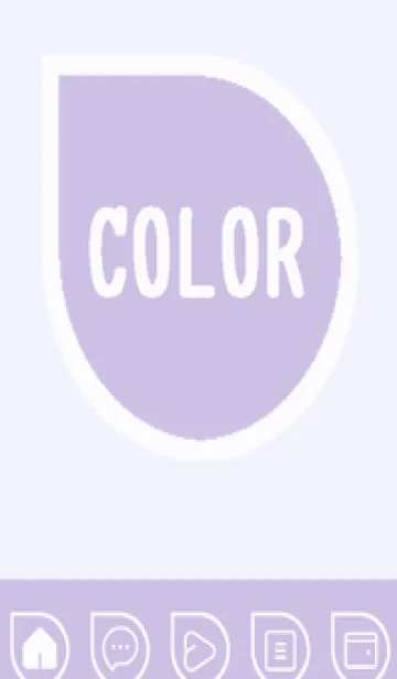 [LINE着せ替え] purple color J59の画像1