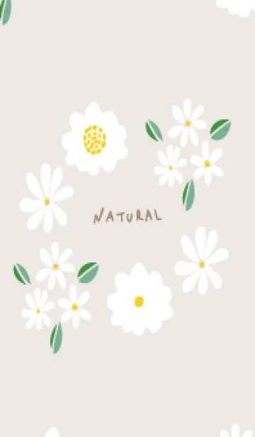 [LINE着せ替え] 白い小花 キュート30の画像1