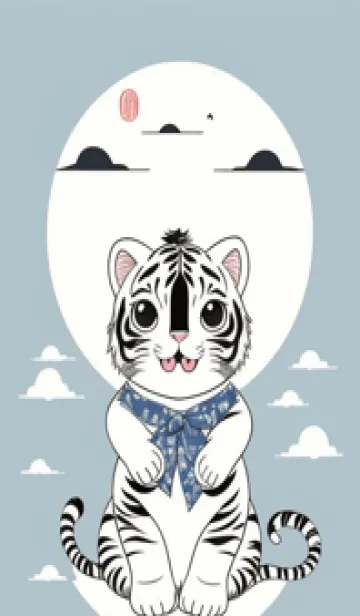 [LINE着せ替え] 可愛い虎は猫ではありません KtSWuの画像1