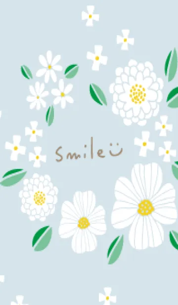 [LINE着せ替え] 白い可憐な花15の画像1