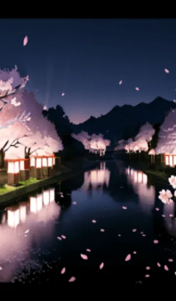 [LINE着せ替え] 桜花繚乱 #EEHL04。の画像1