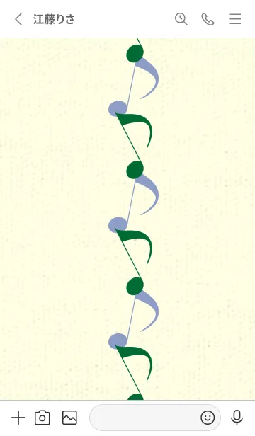 [LINE着せ替え] 八分音符1 ビリジャンの画像2
