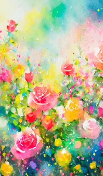 [LINE着せ替え] 薔薇(バラ)の花の着せかえ(R3751)の画像1