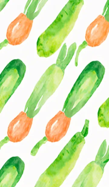 [LINE着せ替え] 【シンプル】お野菜の着せかえ#545の画像1