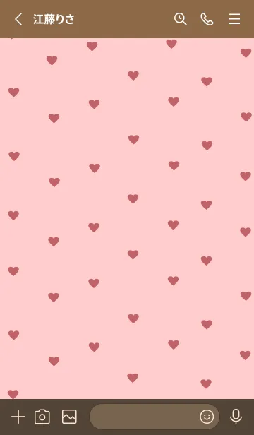 [LINE着せ替え] pattern_heart :rougepinkの画像2