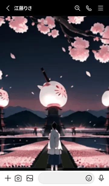 [LINE着せ替え] 桜花繚乱 #EDMbA427。の画像2