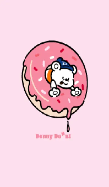 [LINE着せ替え] ドニーのドーナツ着せ替え(ピンク)の画像1