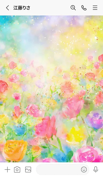 [LINE着せ替え] 薔薇(バラ)の花の着せかえ(R3756)の画像2