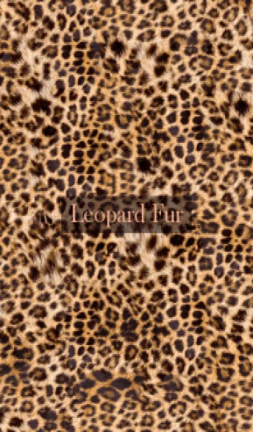 [LINE着せ替え] Leopard Fur 68の画像1