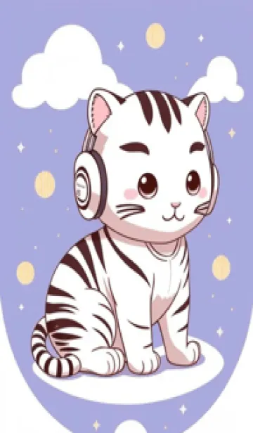 [LINE着せ替え] 可愛い虎は猫ではありません TxlzEの画像1