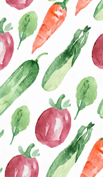 [LINE着せ替え] 【シンプル】お野菜の着せかえ#550の画像1