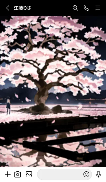 [LINE着せ替え] 桜花繚乱 #EDMbA423。の画像2