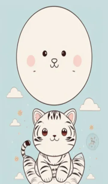 [LINE着せ替え] 可愛い虎は猫ではありません NHSO3の画像1