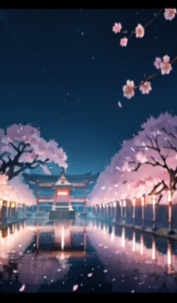 [LINE着せ替え] 桜花繚乱 #EDMbA422。の画像1