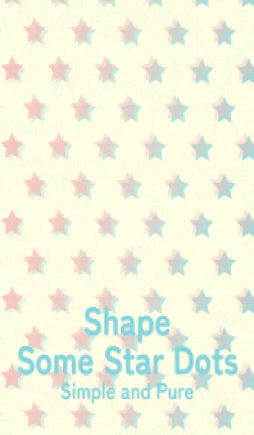 [LINE着せ替え] 星のドッドきせかえ 桜貝色の画像1