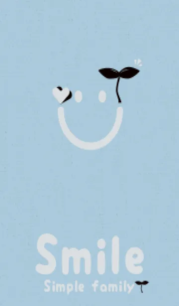 [LINE着せ替え] スマイル＆新芽 アイスの画像1