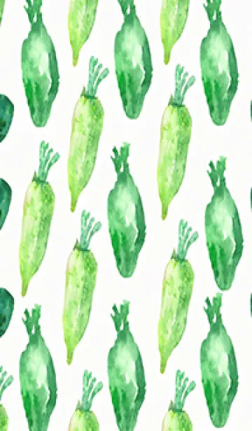 [LINE着せ替え] 【シンプル】お野菜の着せかえ#558の画像1