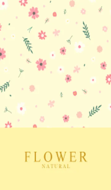 [LINE着せ替え] FLOWER YELLOW - NATURAL 62の画像1