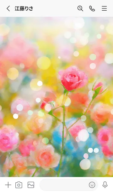 [LINE着せ替え] 薔薇(バラ)の花の着せかえ(R3768)の画像2