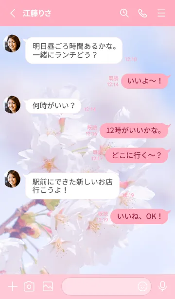 [LINE着せ替え] Sakura Photo 337 Not AIの画像3