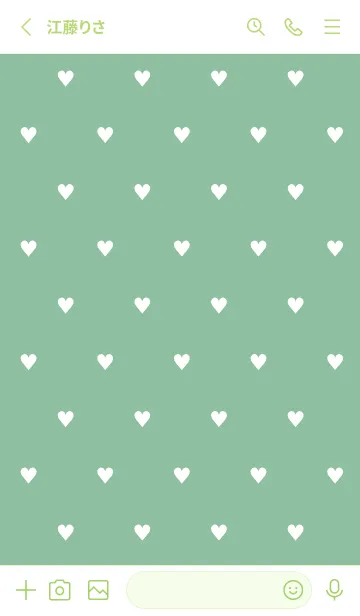 [LINE着せ替え] ミニ ハート /38の画像2