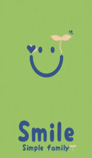 [LINE着せ替え] スマイル＆新芽 森の泉の画像1