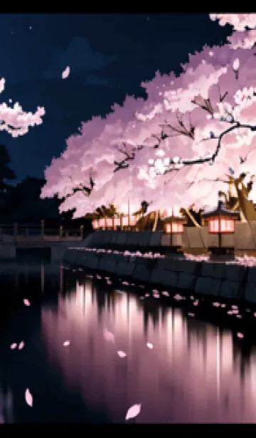 [LINE着せ替え] 桜花繚乱 #EEHL020。の画像1