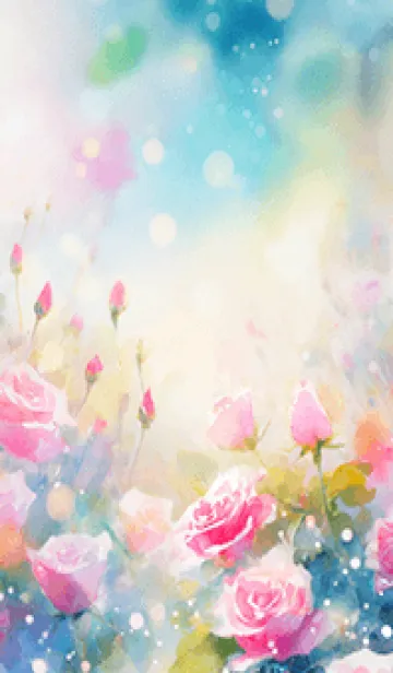 [LINE着せ替え] 薔薇(バラ)の花の着せかえ(R3771)の画像1