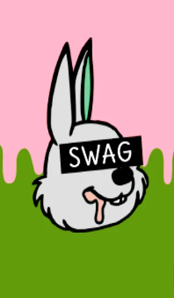 [LINE着せ替え] スワッグ ラビット 80の画像1