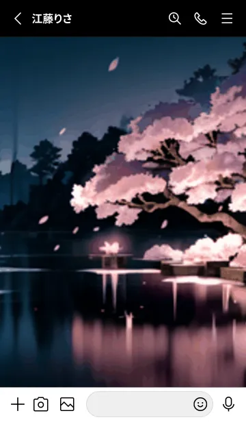 [LINE着せ替え] 桜花繚乱 #EEHL019。の画像2