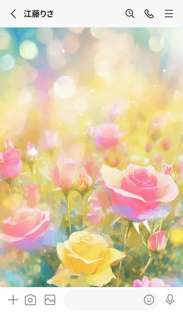 [LINE着せ替え] 薔薇(バラ)の花の着せかえ(R3774)の画像2