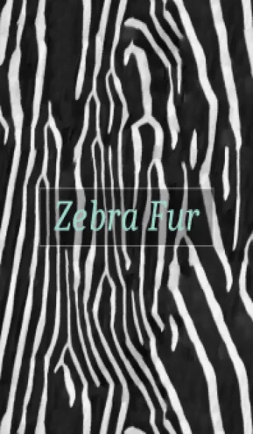 [LINE着せ替え] Zebra Fur 19の画像1