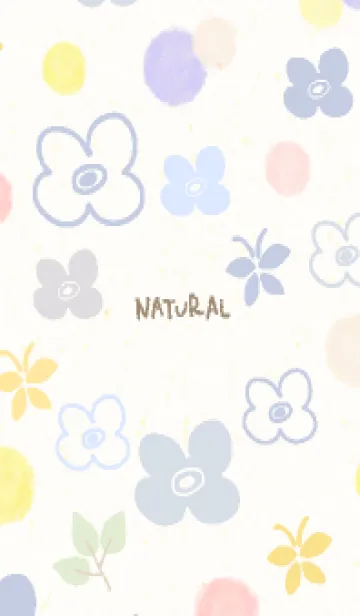 [LINE着せ替え] 春 水彩丸14の画像1