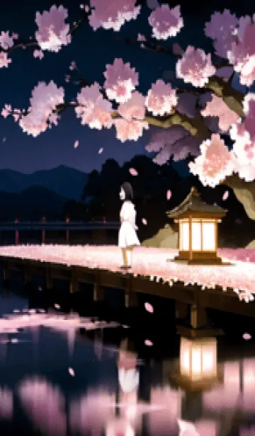 [LINE着せ替え] 桜花繚乱 #EEHL014。の画像1