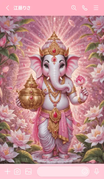 [LINE着せ替え] Ganesha, rich ,Money flows in(JP)の画像2