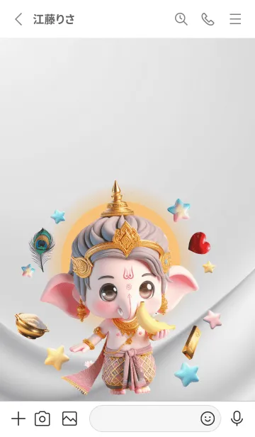 [LINE着せ替え] Ganesha Wealth & Rich Theme (JP)の画像2