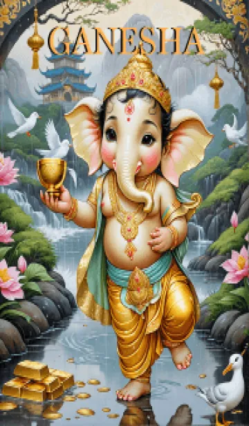 [LINE着せ替え] Ganesha For Rich & Rich_Theme (JP)の画像1