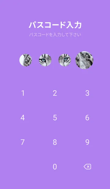 [LINE着せ替え] 夢幻の白いスノーヒョウ 7uC6rの画像4