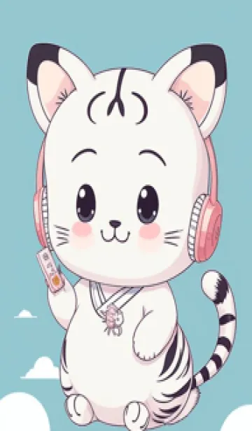[LINE着せ替え] 可愛い虎は猫ではありません wRpNRの画像1