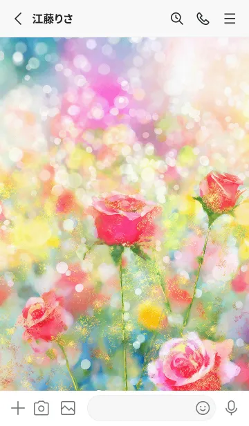 [LINE着せ替え] 薔薇(バラ)の花の着せかえ(R3782)の画像2