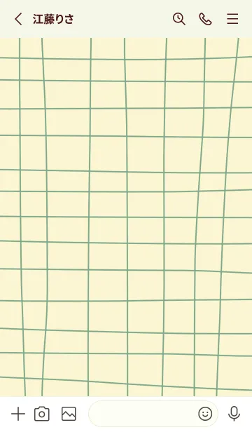 [LINE着せ替え] 韓国チェック 02の画像2