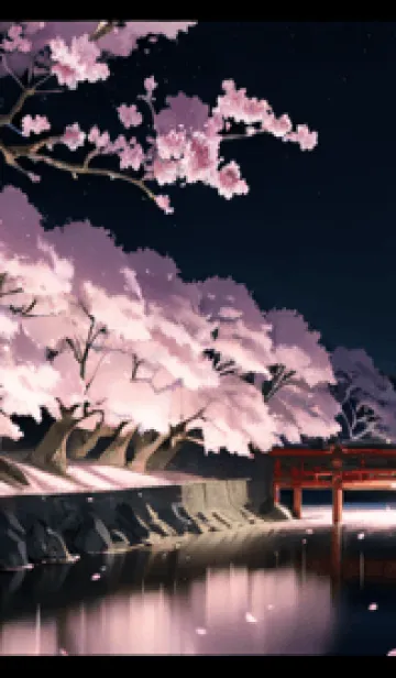 [LINE着せ替え] 桜花繚乱 #EFKaL16。の画像1